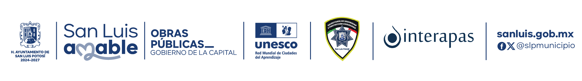 Logos de las diferentes Direcciones, Gobierno y Municipio